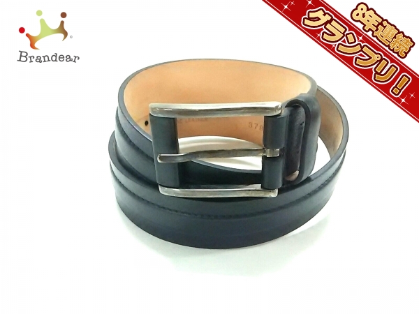 ジョルジオアルマーニ ベルト 52 黒 レザー GIORGIOARMANI