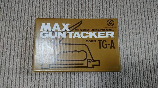 【新品・未使用】 MAX ガンタッカー ハンドタッカー TG-A　　⑨_1