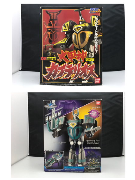 DX超合金 GD-01☆大甲神カブテリオス＋邪甲神クワガタイタン☆開封 美  