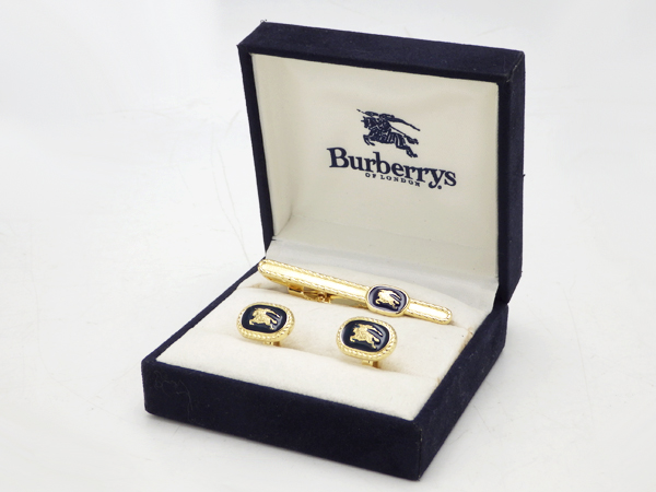 1円～☆質流れ☆Burberrys OF LONDON バーバリー タイバー