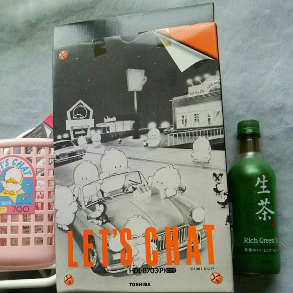 1980年代・昭和レトロ・ファンシー雑貨】レッツチャット LET'S CHAT