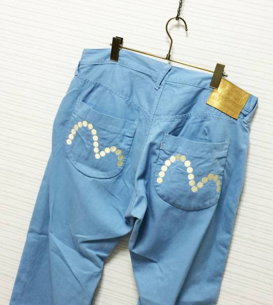 激レア【EVISU エヴィス 2001F】FAIRWAY GENES ゴルフパンツ コットン 