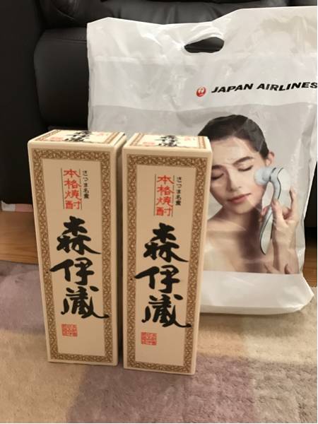JAL森伊蔵2本セット3月、6月便 JAL、焼酎「森伊蔵」機内販売25周年記念