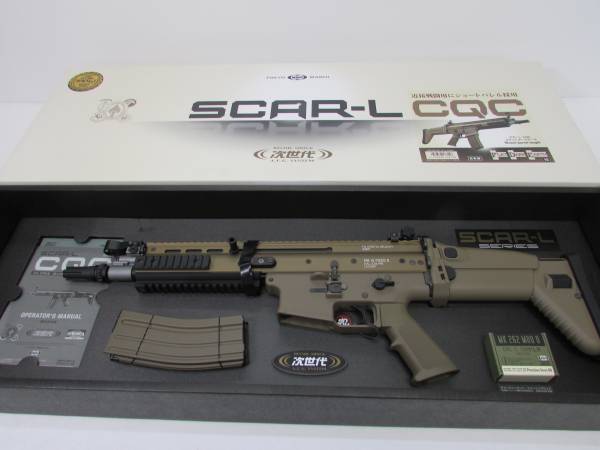 38☆ミリタリー 次世代電動ガン 東京マルイ SCAR-L CQC 4952839176158 未使用