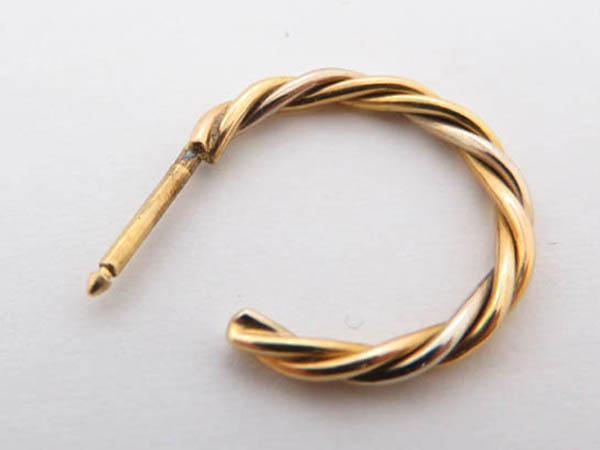 Cartierピアス　片耳用 Cartier】カルティエ ジュスト アン クル イヤリング 片耳用 (Cartier