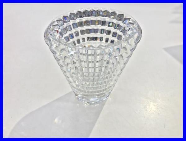 ☆フラワーベース Baccarat 未使用 アイベースS バカラ 花瓶 バカラ