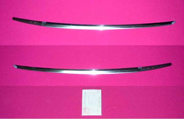 登録取り立て蔵出し品!! 　太刀　 古備前『備前国友成』　刃長2尺3寸8分 　 最上研磨済