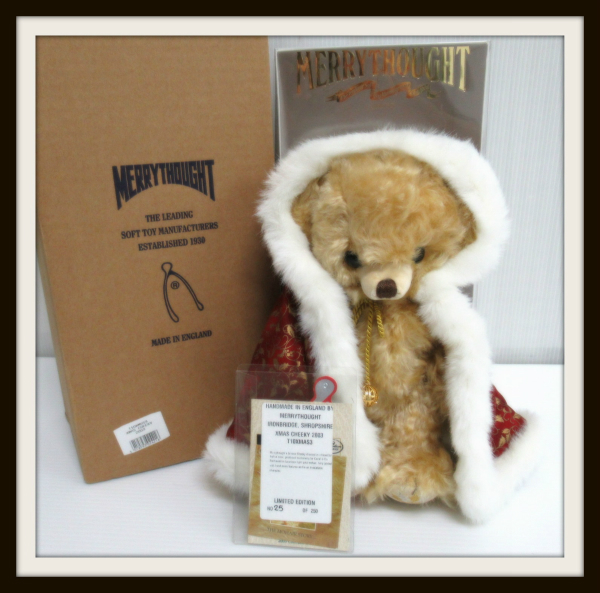 メリーソート 銀座三越 2003 クリスマス チーキー テディベア 250体限定【10
