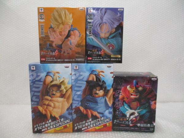 未開封 まとめ売り ドラゴンボール 造形天下一武道会 他 悟空，トランクス，牛魔王，オラに元気を分けてくれ 元気玉SPECIAL
