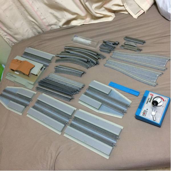 KATO 複線プレート地上駅 ホーム 線路等 大量 まとめて まとめ 1円～