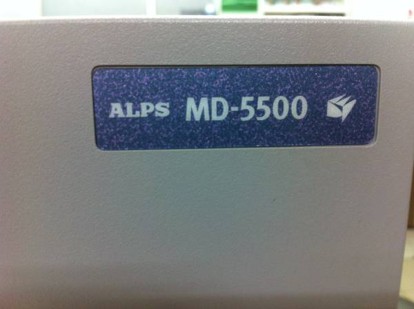 アルプス電気 ALPS MD-5500 1度OH済み ALPSマイクロドライプリンタ MD