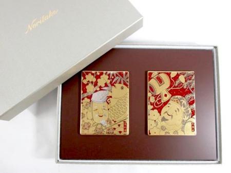 A☆5458☆Noritake ノリタケ 100周年 陶額 商売繁盛 PK092/A086 縁起物