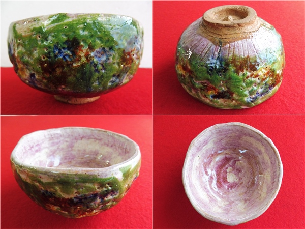 ■大本 出口王仁三郎 耀碗【銘：妻籠みに】瑞月窯 出口直日鑑■逸品！無傷完品 二重箱■_2