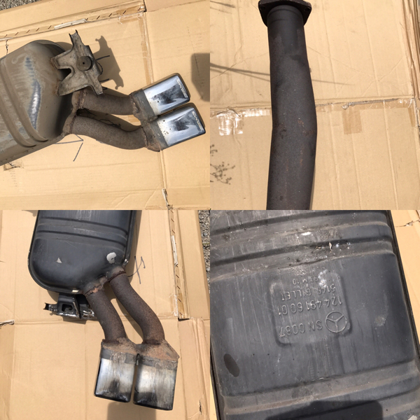 ベンツ 【W124 500E】 マフラー 中古 AMG 1244916001(マフラー本体 
