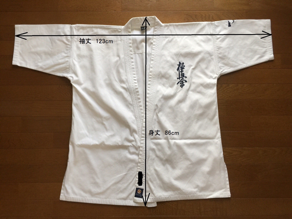 【美品】極真 一撃 道着 5号 送料無料_1