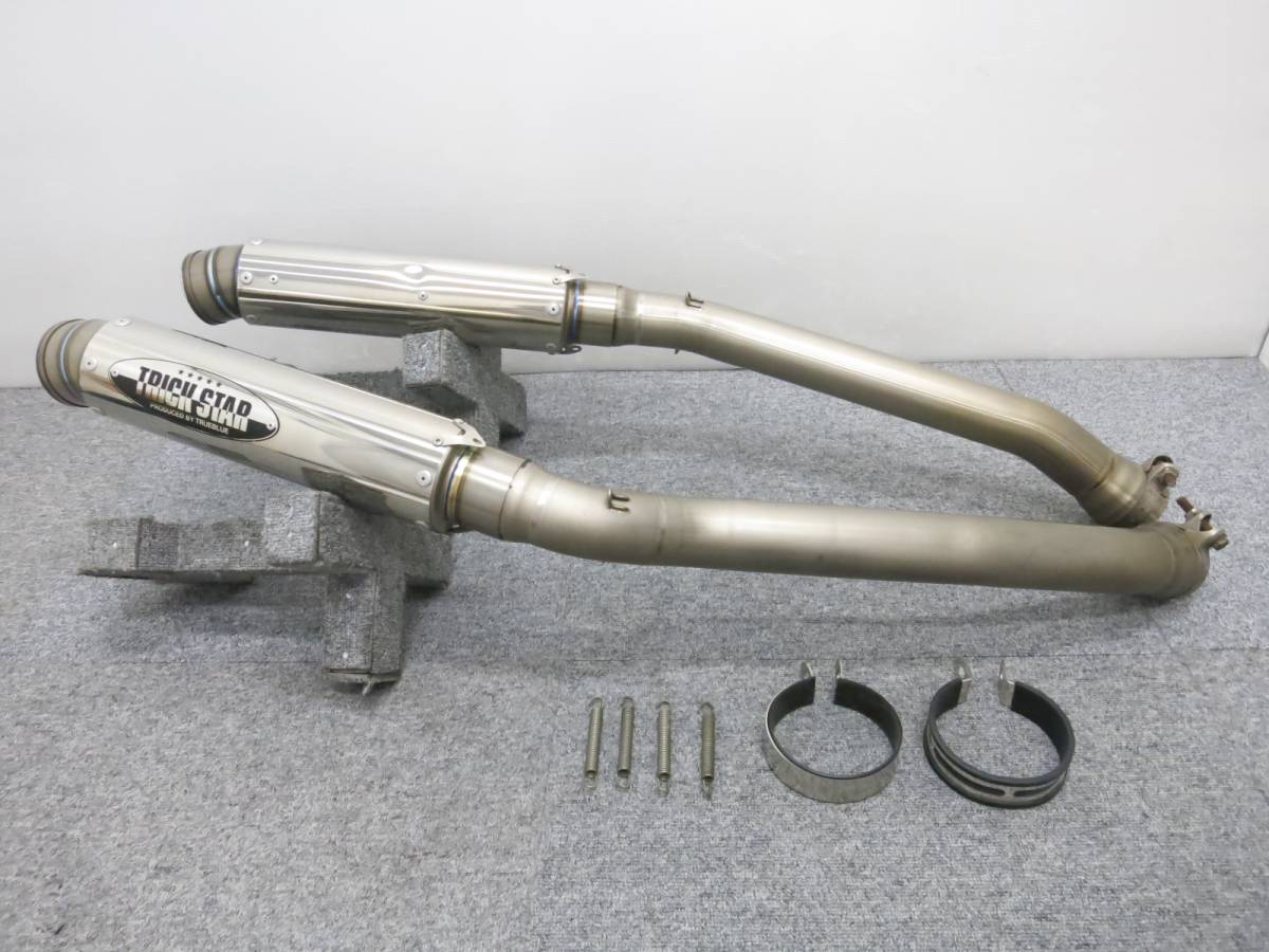 カワサキ ZZR1400 06-07 トリックスター チタン スリップオン ZZ-R1400 