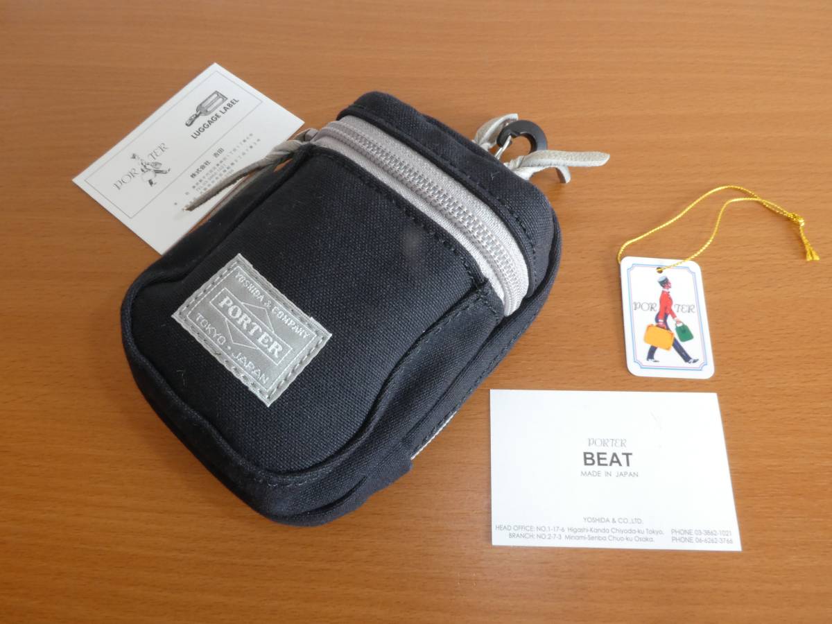 ♪♪新品・未使用！PORTER BEAT POUCH Black 727-08974 ポーター ビート ポーチ ブラック♪♪