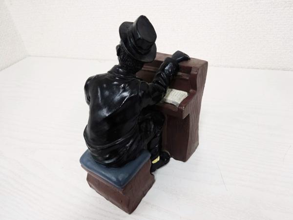 f037◇ジャズ人形 JAZZ 黒人 置物 フィギュア ピアノ サックス 他 計5