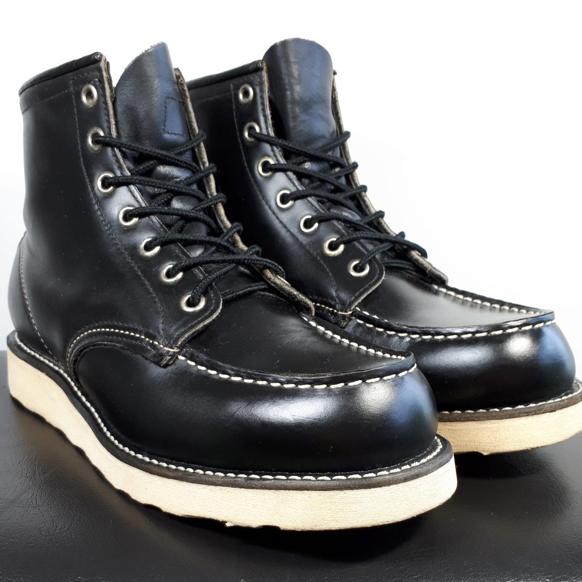 レッドウィングREDWING 8179 刺繍羽根タグ 7.5E 美品 0 刺繍羽タグ レッド