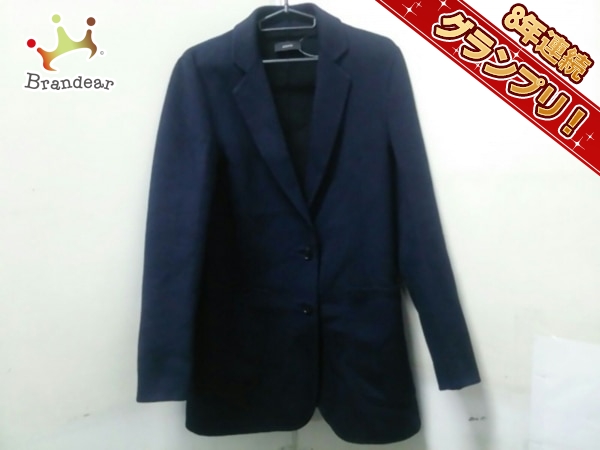 ジョセフ コート 36 レディース 美品 ネイビー 冬物 JOSEPH