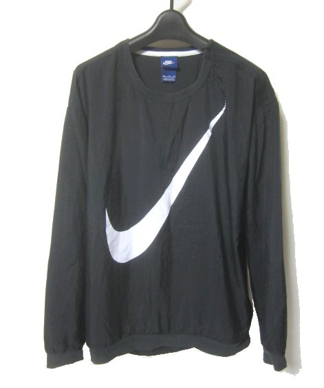 Nike ナイキ HYBRID CREW ハイブリッド クルーネック　デカロゴ スウォッシュ 831864-011 黒 ブラック XXL