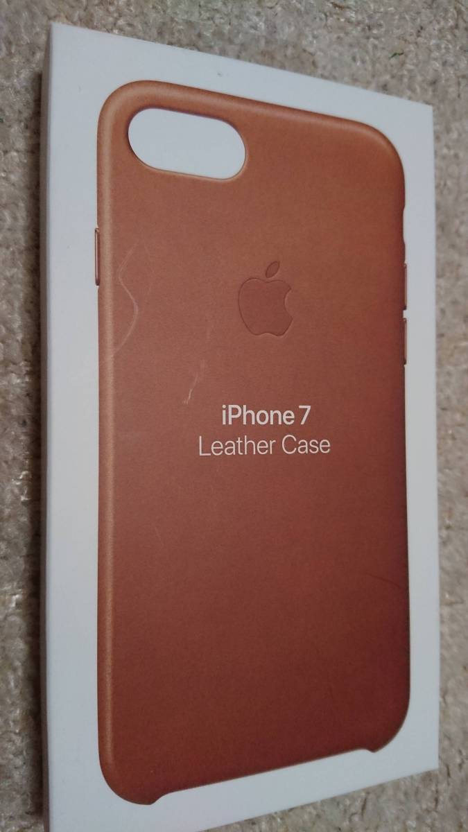 iPhone７用レザーケース(ブラウン)新品っ(^o^)／