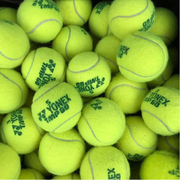 ヨネックス YONEX テニスボール TMP60 約100球 約2ヶ月半使用 マッスル