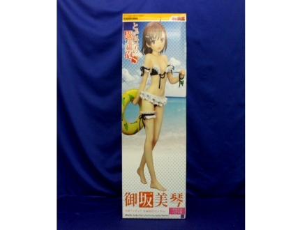 電撃大王限定 1/2.5 御坂美琴 水着ver やわらかバスト FIG]電撃大王