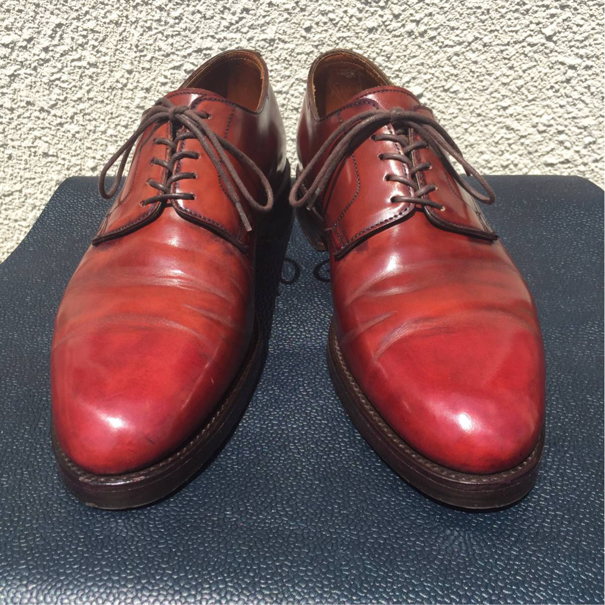  JOHN LOBB john lobb ジョンロブ size 6 1/2 約25㎝ プレーントゥ ビンテージ red 赤 外羽根 ダービー パリ paris(25.0cm)｜売買されたオークション情報、yahooの商品情報をアーカイブ公開 - オークファン 25.0cm