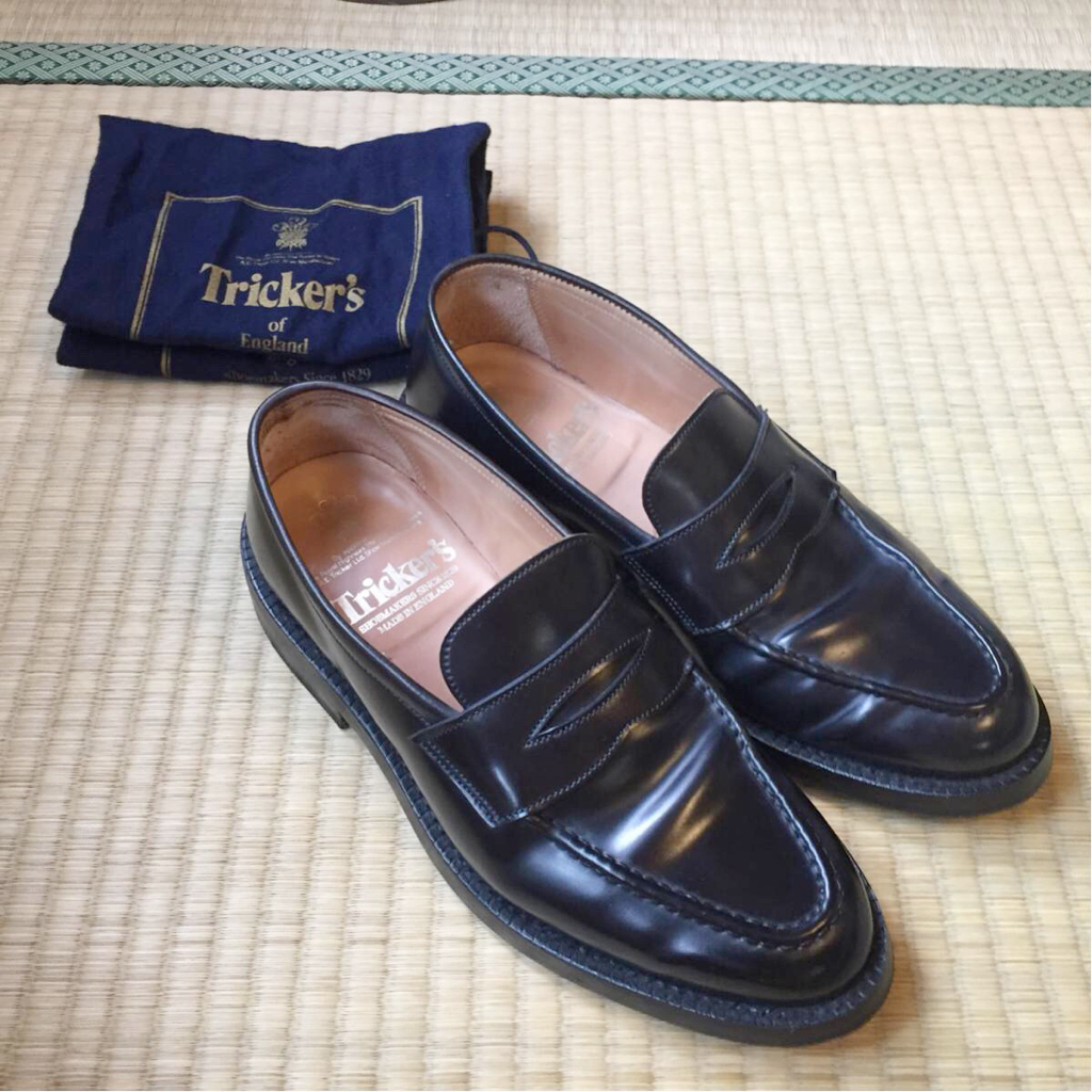 コードバン | 極美品☆トリッカーズ SIZE – 6.5☆コードバン仕様⁄濃紺 