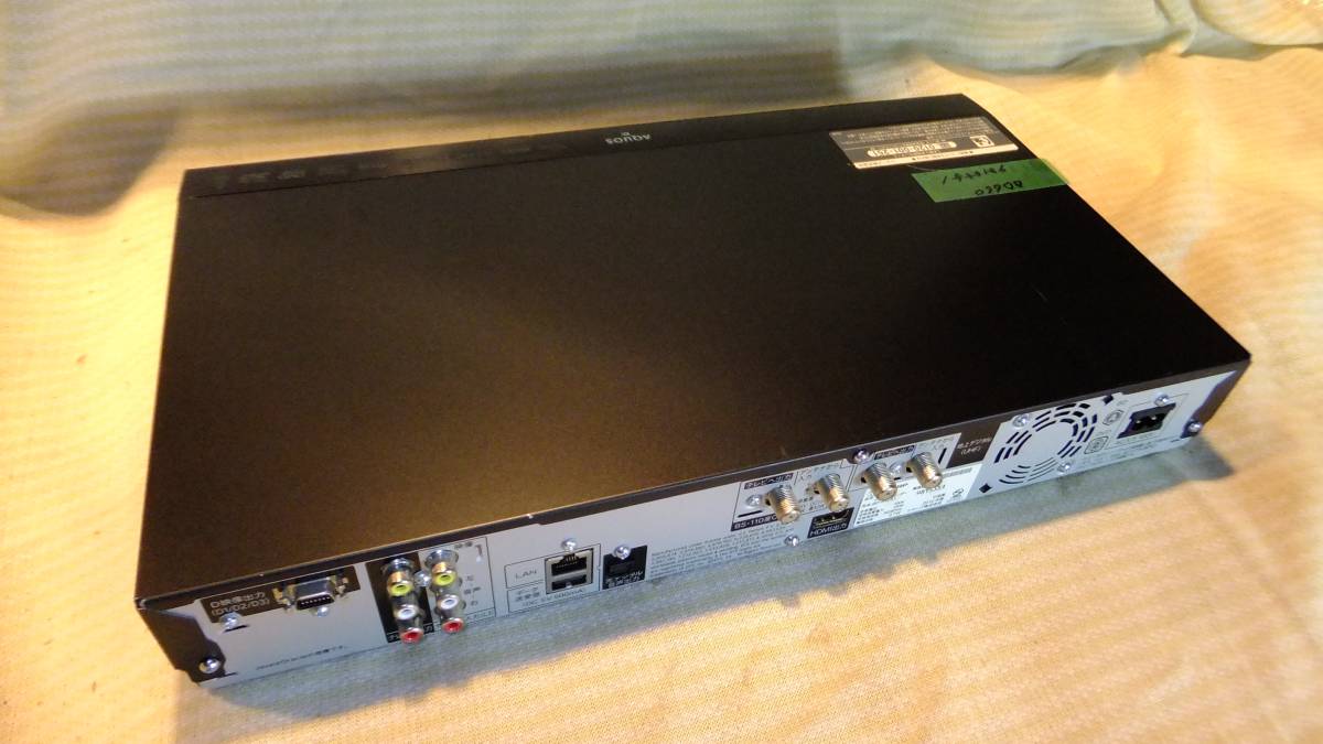 動作品BD660 シャープ☆ブルーレイディスクレコーダー☆BD-HW51