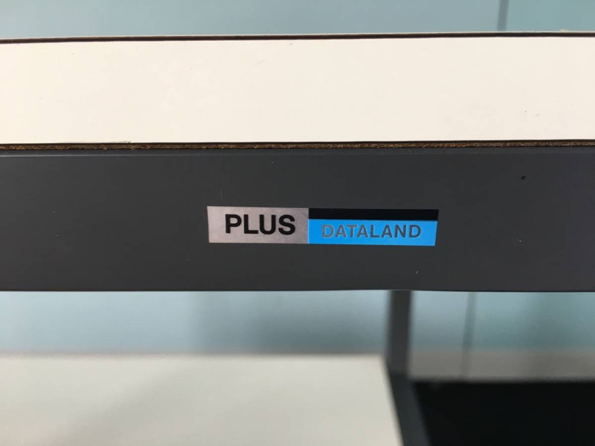 【中古品】プラス 脇机★W600×D450×H645★2段★キャスター付き★ホワイト★送料無料　都内23区・川口近郊限定（100256）