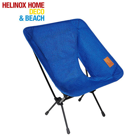 アウトドア Helinox（ヘリノックス） 屋内使用のみ チェア 黒 水色