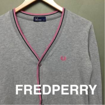 ♪□フレッドペリー FREDPERRY カーディガン 長袖 Mサイズ