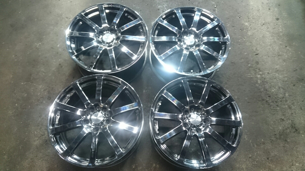 MUGEN 無限 NR 18×8.0J オフセット+50 P.C.D120 COLOR BC レジェンド 専用 ？ メッキ KB1