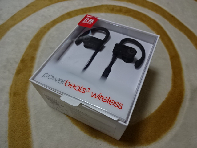powerbeats3 wireless★イヤフォン　ブラック　黒