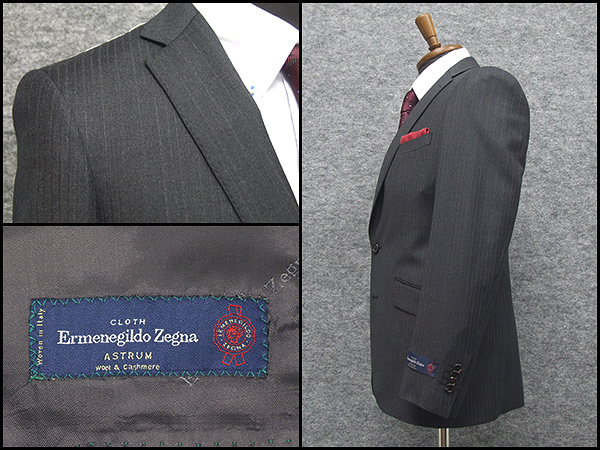 新品】秋冬物 [Ermenegildo Zegna]ゼニア生地 カシミヤ混 ASTRUM使用