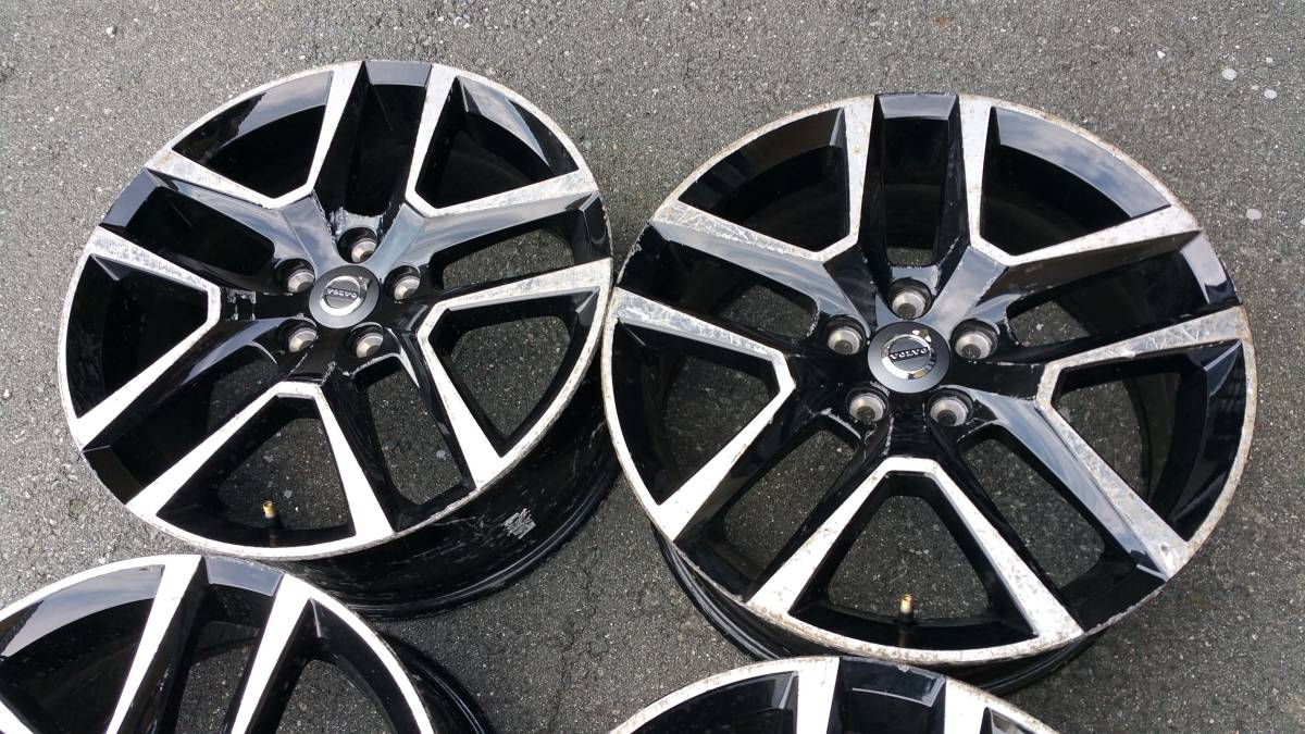4832】ボルボ 純正 S60 V60 18インチ 8J ＋55 PCD108 ホイール4本(5穴