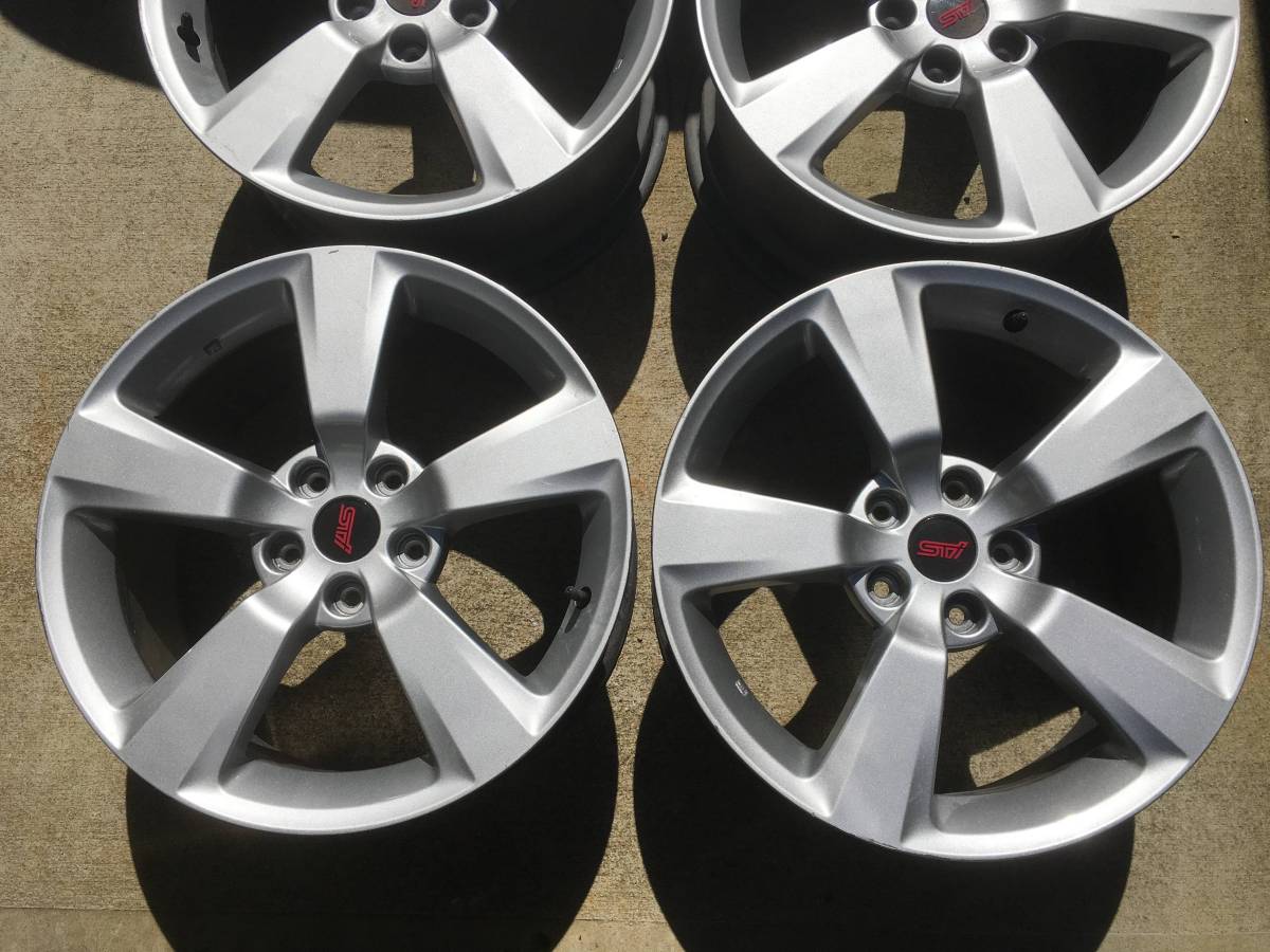 インプレッサSTI純正18インチアルミホイール４本セット
