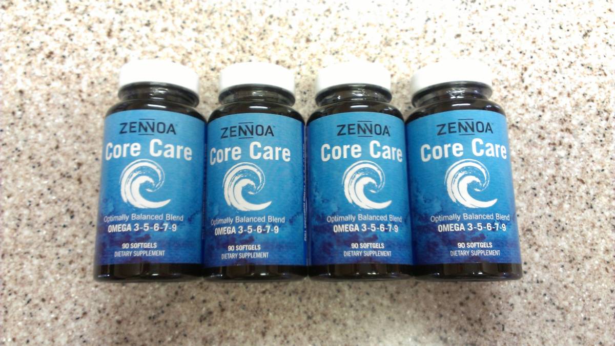 新品未開封] ゼンノア コアケア ZENNOA CoreCare 90粒 ×4本 賞味2018.3 