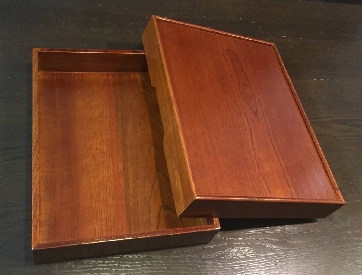 ☆飛騨高山☆けやき工芸☆文箱☆硯箱☆未使用新品☆