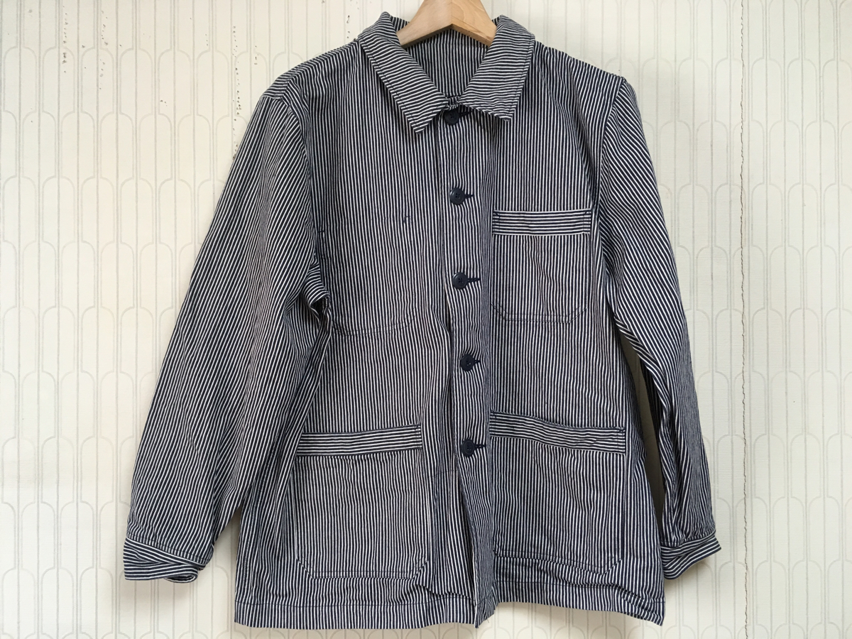 50'sビンテージ ヒッコリー カバーオール40's60's70's Lee US ARMY US NAVY