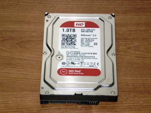☆ 1.0TB ☆ Western Digital Red 【 WD10EFRX 】 新同品 ☆C8F 【公式