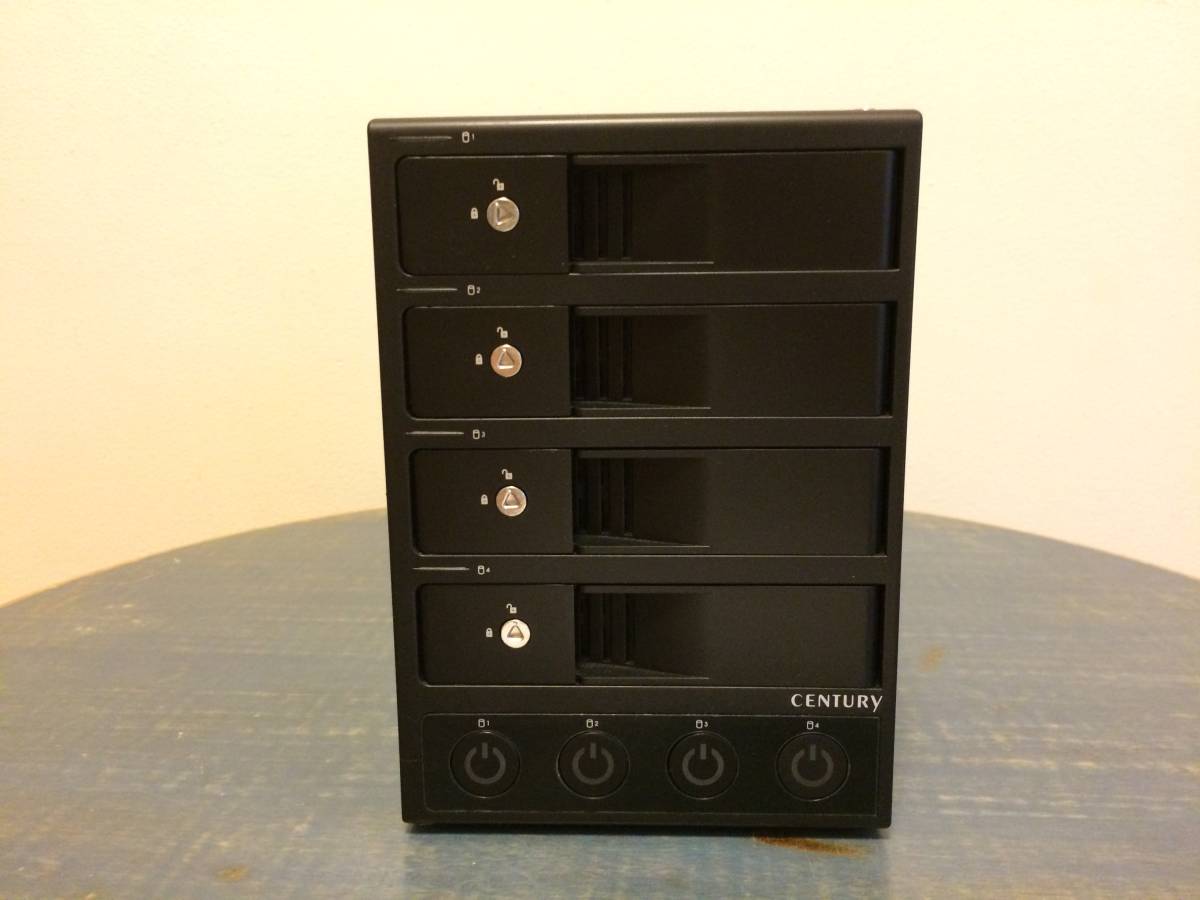 裸族のカプセルホテル センチュリー Ver.2 独立電源スイッチ HDD4台