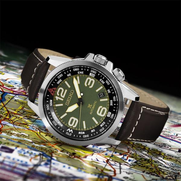 新品 正規品 セイコー SEIKO プロスペックス ソーラー 完売品 希少 ブラウンレザー革バンド ステッチ カジュアル サバイバル メンズ 時 ｂ