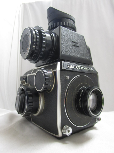 ☆中判カメラ ZENZA BRONICA ゼンザブロニカ ／ POLAROID POLATRIPLET☆
