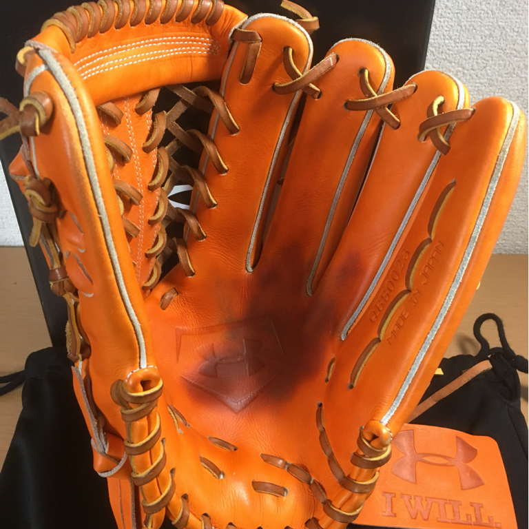 アンダーアーマー 硬式 グローブ 糸井モデル 日本製 外野 野球 UA