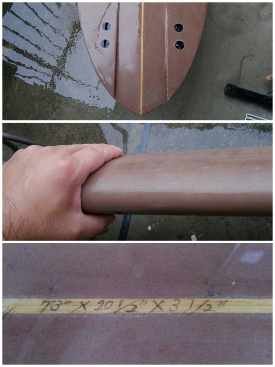 カーディフ 最終出品 7'3”×20 1/2”×3 1/2” ファンボード ミッド