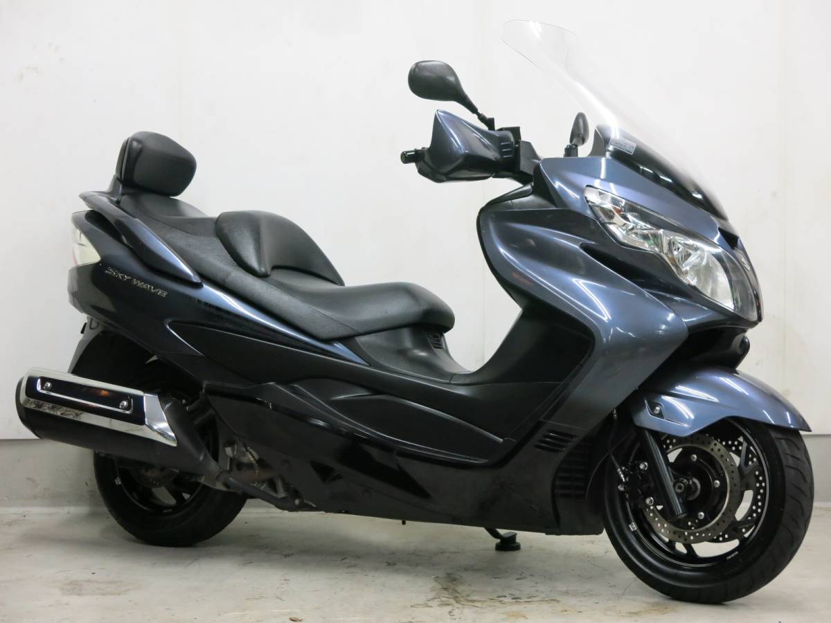 個々で売ります ☆SUZUKI スカイウェイブ400LTD(CK45A) グレー 6684㌔ シートヒーター