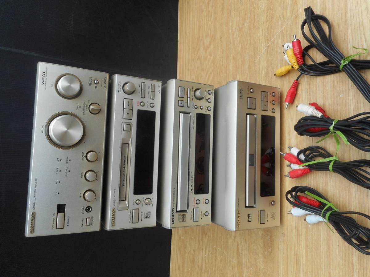 ONKYO DVD CDシステム DV-S205TX CDR-SX7 MD-105 A-905TX
